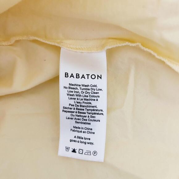 Yellow Aritzia Flowy Crop Top - Picture 5 of 7